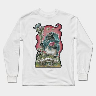 Penguin Healer - Black Outlined Version Long Sleeve T-Shirt